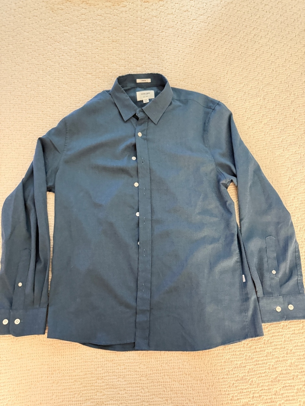 Roundtree & Yorke Blue Dress Shirt